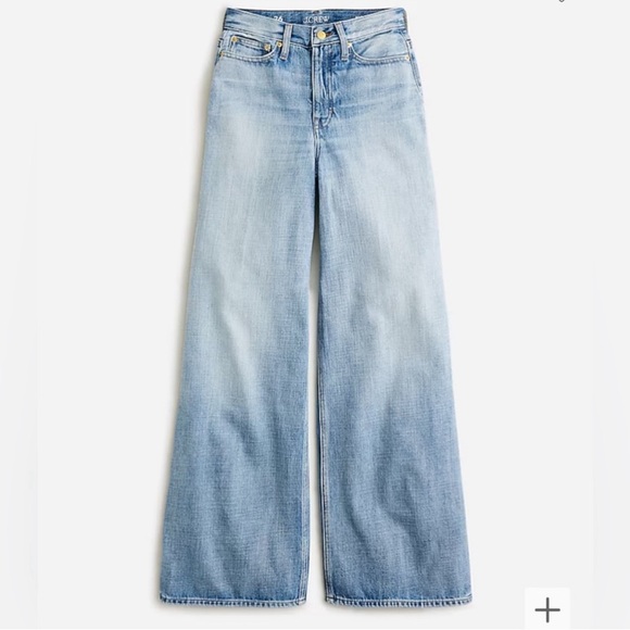 Denim - Light Blue Wide Leg Jeans